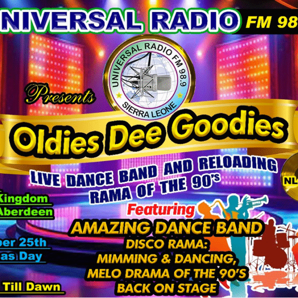 26th Edition of Oldies Dee Goodies Brings Freetown to Life on Christmas Day