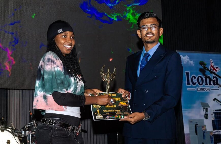 Isha Milky Dedicates Award to Supporters